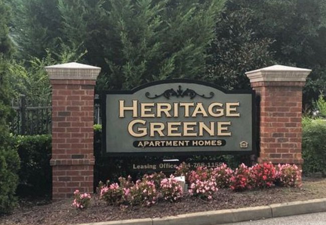 exterior at Heritage Greene Apartments located in Atlanta, GA